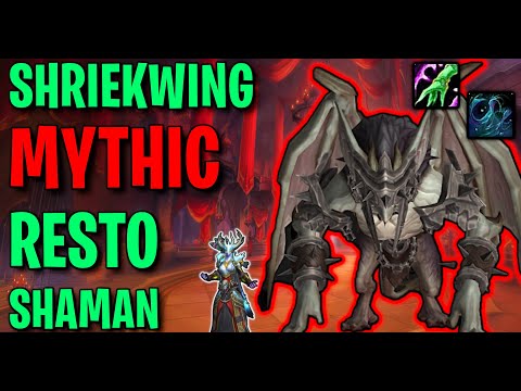 MYTHIC Shriekwing Kill - Resto Shaman in Castle Nathria | World of Warcraft: Shadowlands!