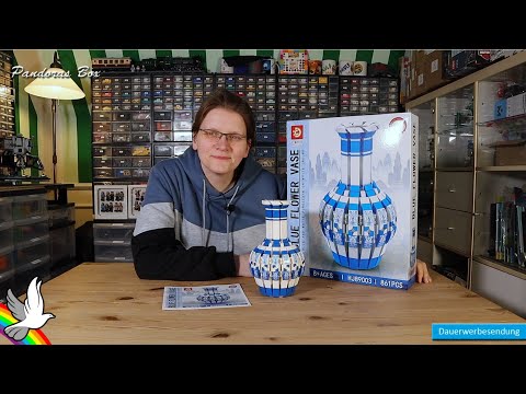 Review - Hu Ji Ji Mu HJ89003 - Blumenvase blau/weiß - Die bessere Vase