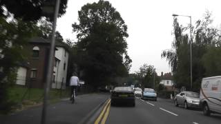 preview picture of video 'Driving Along London Road & Whittington Road, Worcester, Worcestershire, UK 23rd August 2013'