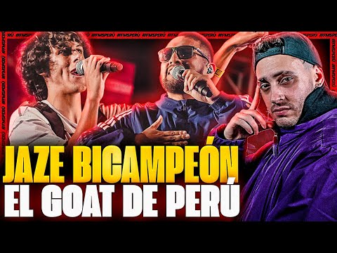 JAZE BICAMPEÓN 🎒 Y ¿RETIRO? 😥 BLON REACCIONA A JAZE VS STICK | FINAL FMS PERÚ 2022