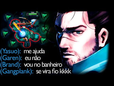 NÃO DÁ PRA ACREDITAR KKKKKKKKK NINGUÉM QUIS ME AJUDAR DE YASUO JUNGLE