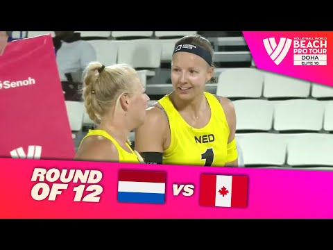 Stam/ Schoon vs. Melissa / Brandie - Quarter Finals Highlights Doha 2023 #BeachProTour