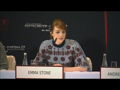 スパイダーマン2：エマ・ストーン、アンドリュー・ガーフィールドの話を拒否 (Spider-Man 2: Emma Stone refuses to talk about Andrew Garfield)