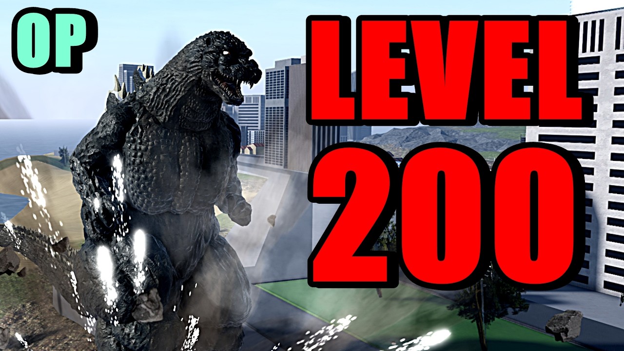 HOW STRONG IS LEVEL 200 HEISEI GODZILLA REMODEL?? (NEW UPDATE) - Roblox Kaiju Alpha