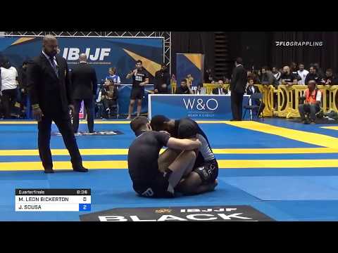 Max Leon Bickerton vs Jackson Sousa - 2019 World IBJJF Jiu-Jitsu No-Gi Championship