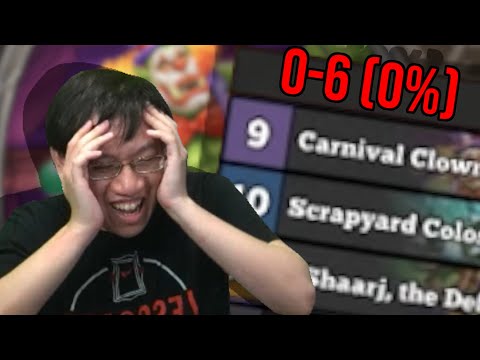My Predicted TOP Deck IS A DISASTER?!? | Clown Warrior | Hearthstone