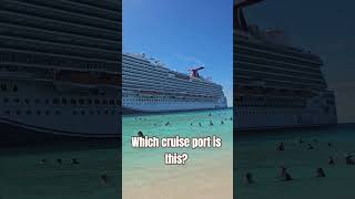 Welcome to another name that cruise port.  #cruiseship #travel #cruise #shorts
