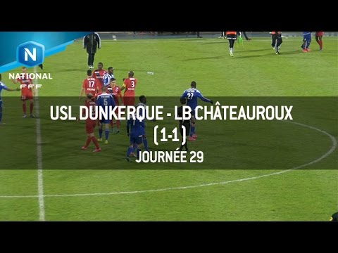 J29 - USL Dunkerque - LB Châteauroux (1-1), le résumé