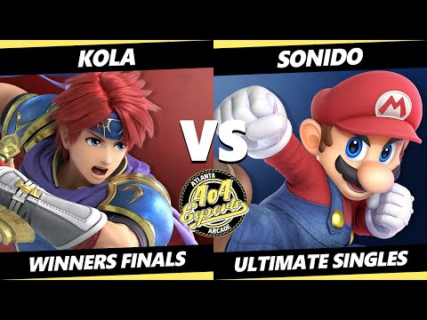 4o4 Smash Night 20 Winners Finals - Kola (Roy) Vs. Sonido (Mario) - SSBU Ultimate Tournament