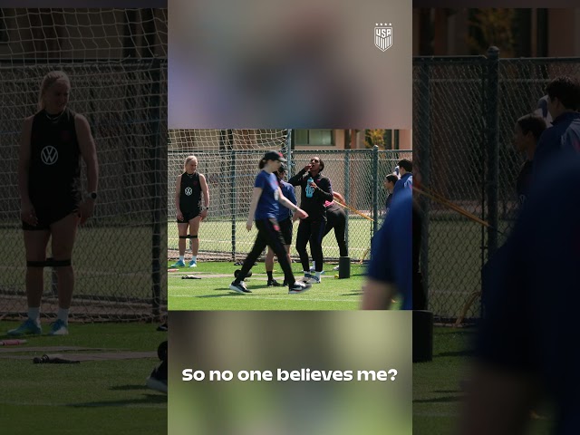 Do you think Trinity fooled them 👀 | USWNT Mic'd Up