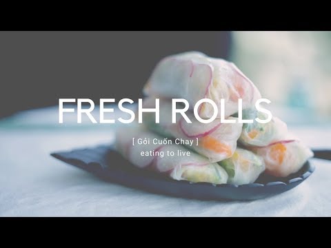 How to Make Vietnamese Fresh Rolls - Gỏi Cuốn Chay 🌿