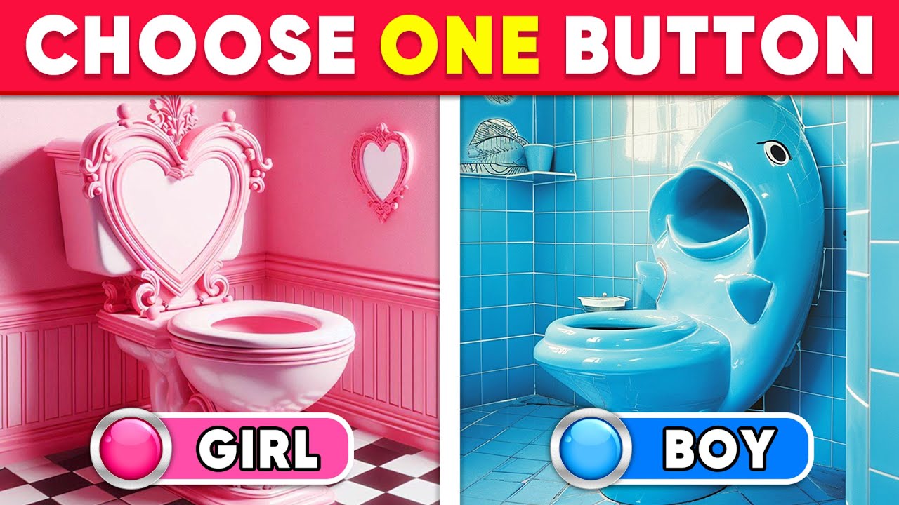 Choose One Button! GIRL or BOY Edition 🟥🟦 Tom Quiz