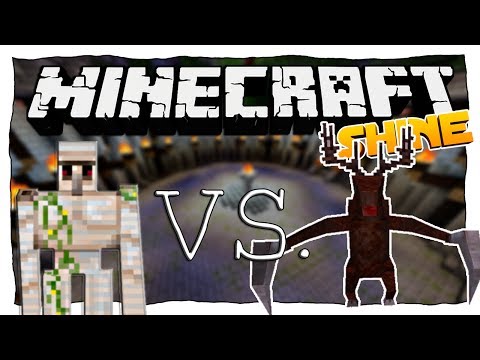 EISENGOLEM VS. JABBERWOCK | Minecraft: Eisengolem vs. Monster • #33 | #SHINEMC