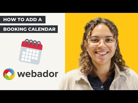 How to add booking calendar