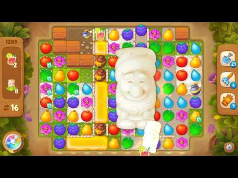 Gardenscapes Level 1289 With No Boosters - Hard Level