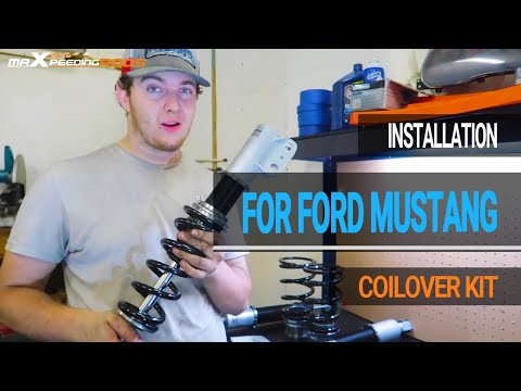 Installation For Ford Mustang Coilover kit!