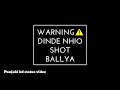 Violent Street Sidhu Moosewala Punjabi WhatsApp Status Lyrics Video Black And White