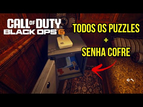 Call of Duty Black Ops 6 - Resolvendo todos os Puzzles da mansão + senha cofre