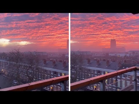 Idyllic Sunset Lights Up Liverpool Sky