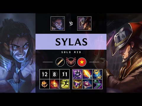 Sylas Mid vs Twisted Fate - VN Grandmaster Patch 25.18
