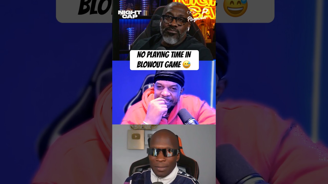 Iso recalls being thrown into a blowout game and getting benched 😅😂 #Nightcap