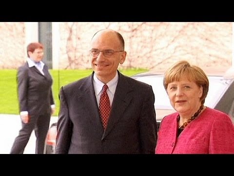 Letta trifft Merkel in Berlin
