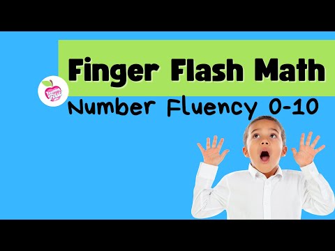 Finger Flash Math Counting to 10 Fluency