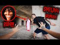COMPILATION SMILING WOMAN ESCAPE VER 1 Horror Parkour POV