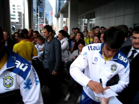 Brasilian football team in Tallinn