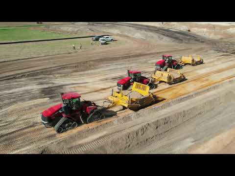 K-Tec 1228 and 1236 Scrapers with Case IH 620Quad Scraper Tractor from Titan Machinery
