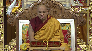 བཀའ་བརྒྱུད་དགུན་ཆོས་སྐབས་༡༨ དཔལ་༸རྒྱལ་དབང་ཀརྨ་པ་མཆོག་ནས་ཁྲིད་ཐུང་བརྒྱ་རྩའི་བཀའ་ཁྲིད་ 5/9