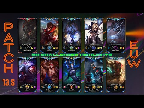 EUW Challenger Match #608 Patch 13.5 [VITB Innaxe, BDS Labrov, TH Ruby, MAD Carzzy, Aegis Hantera]