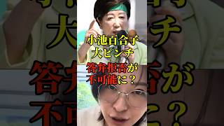 小池百合子大ピンチ！さとうさおりが都議会のヤバすぎる情報を話し話題に！#政治#国会 #自民党