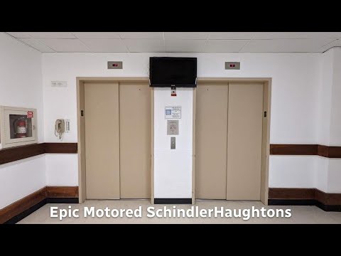 [MODDED] EPIC Schindler Haughton traction service elevators at the Hyatt Regency in Reston VA