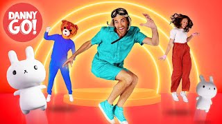 Bouncing Time! Dance Song 🐰 | Brain Break | Danny Go! Songs for Kids