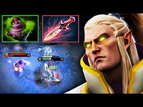 URN + WITCH BLADE BUT QUAS EXORT BUILD | INVOKER vs TA MID EPIC 0 DEATH GAME | Dota 2 Invoker