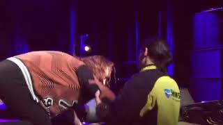 Sleaford Mods Jobseeker plus stage invader.  Roundhouse 21 September 2018