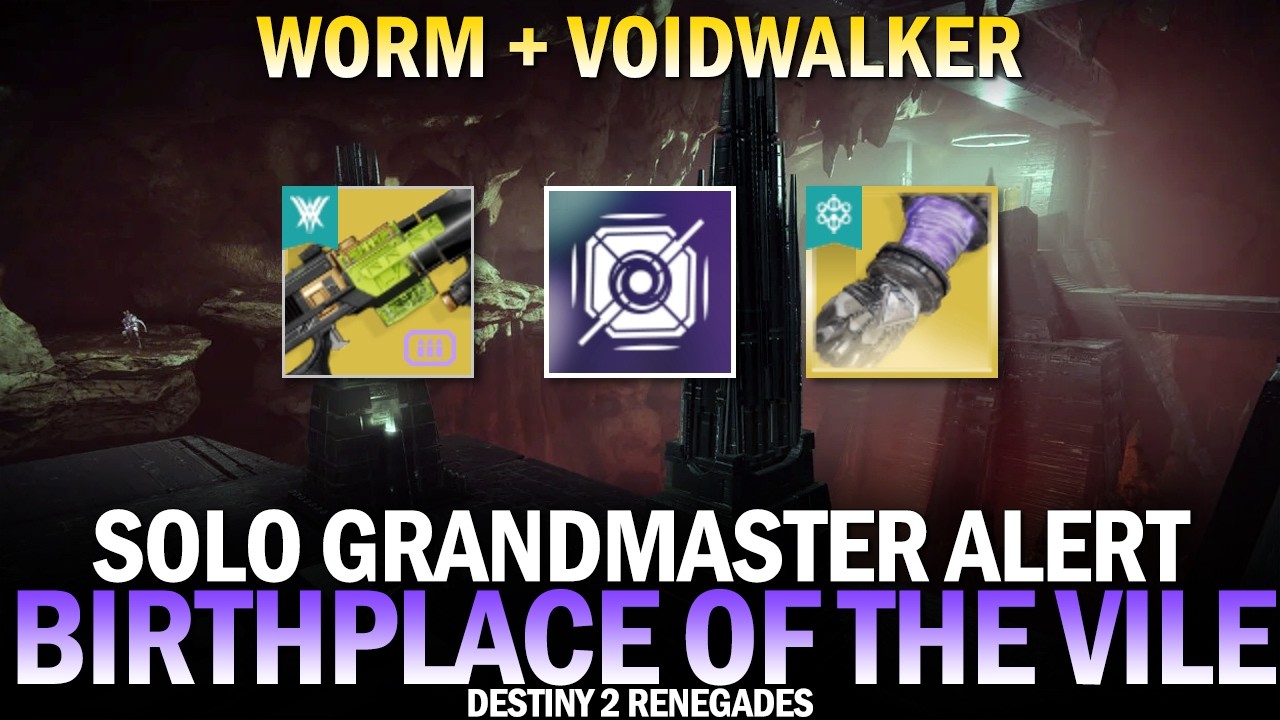 Solo GM Alert Birthplace of the Vile (Voidwalker) [Destiny 2 Renegades]