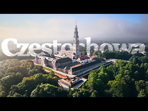 Częstochowa From a Drone  | Jasna Góra Monastery | Poland 4K