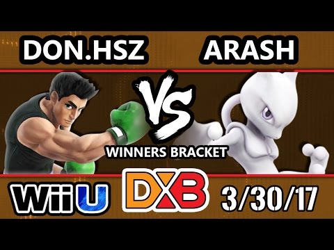 DXB 2017 SSB4 - Arash (Mewtwo) Vs. Don.hsz (Little Mac) Smash 4 Tournament - Smash Wii U