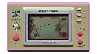 Handheld Game: Snoopy Tennis (1982 Nintendo)