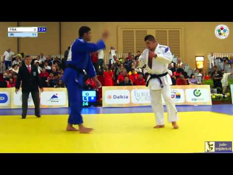 Judo 2013 World Championships Cadets Miami: Djeroro (FRA) - Safaviyeh (IRI) [-90kg]