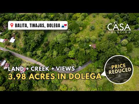 Dolega Incredible Creekside Land – Chiriquí, Panama | 16,113 m² (3.98 Acres)