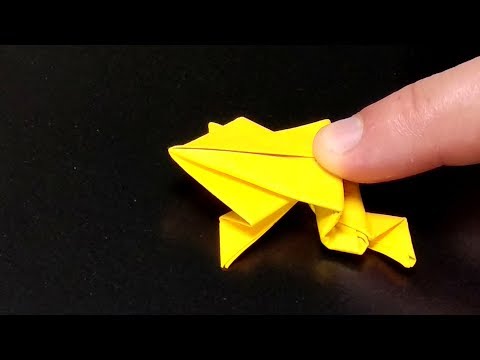 Origami Frog that Jumps far – Easy Instructions