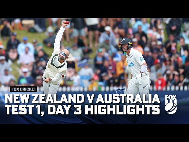 New Zealand v Australia – First Test, Day 3 Full Match Highlights I 02/03/24 I Fox Cricket