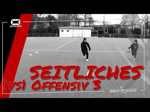 Seitliches 1 gegen 1 Offensiv 3 - SEM Fußballtraining - 2 014TE