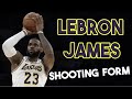 Lebron James Basketball Shooting Form