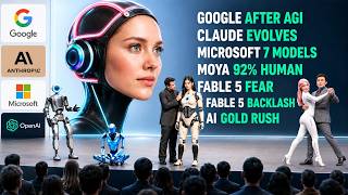 AI Shocks Again: Google Post-AGI , New Claude, Microsoft 7 AI, 92% Human Robot, Fable 5 Backlash