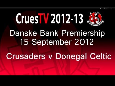 Crusaders 2-0 Donegal Celtic 15/9/12