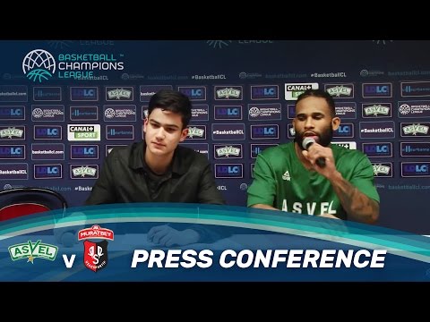 ASVEL Lyon-Villeurbanne v Muratbey Usak Sportif - Press Conference - Basketball Champions League